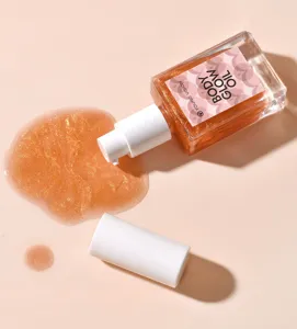 Lichaamsglansolie shimmer vloeibare highlighter voor stralende huid, glinsterende olie.