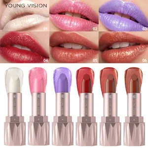 Rouge à Lèvres Nacré Scintillant Hydratant Longue Tenue Imperméable Brillant Maquillage des Lèvres pour Femmes