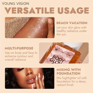 YOUNG VISION lichaam highlighter olie voor gezicht en huid stralende glans make-up