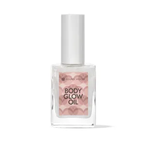 Young Vision body glow olie highlighter fles voor een stralende huid en een mooie glans.