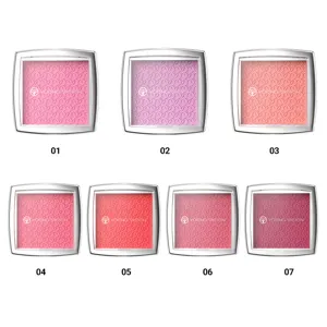 YOUNG VISION matte embossed blush powder natural smooth face makeup 7 shades main view