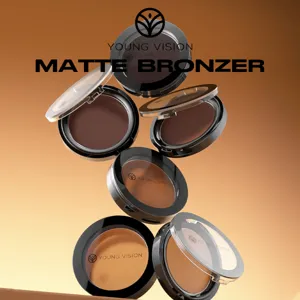 YOUNG VISION matte bronzer powder compact set, professional contour makeup palette.