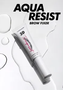 Langmanni 3D Transparent Eyebrow Gel Waterproof Long Lasting Natural Brow Fixer 15ml makeup