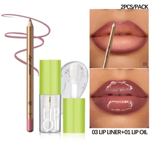 YOUNG VISION set trucco 2 pezzi matita labbra e olio labbra per un perfetto effetto sovrapposizione.