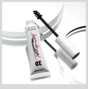 Langmanni 3D transparent eyebrow glue shaping gel long lasting waterproof makeup tool detail view