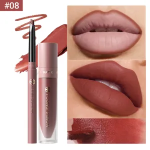 YOUNG VISION set 2 pezzi rossetto liquido opaco e matita labbra tonalità 08 effetto velluto.