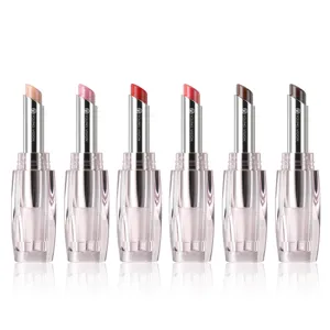 6-Color Color-Changing Lipstick Set Moisturizing Lip Balm Clear Pink Tube Makeup