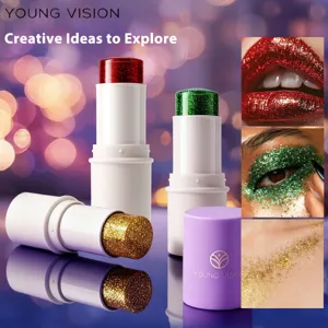 YOUNG VISION Face And Body Glitter Stick Sequin Eyeshadow Makeup Highlighter For Festival Party Stage Cosmetic