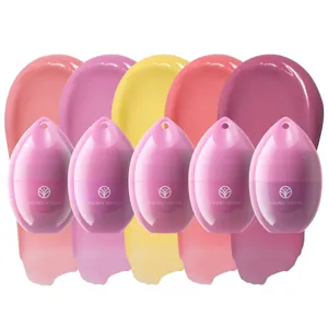 Young Vision 5-color fruit lip mask in cute egg-shaped pods with portable design.