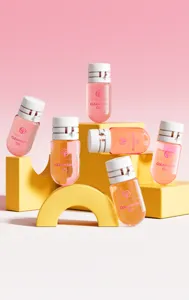 Tragbare Mini-Reinigungsöl-Kapseln Detailansicht für sanften Make-up-Entferner.