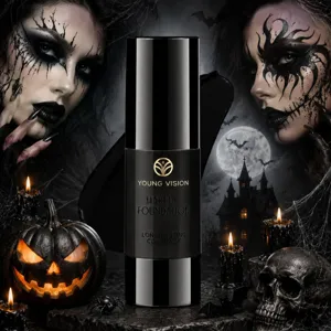 Halloween matte liquid foundation long lasting coverage pump bottle makeup cosmetics
