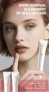 YOUNG VISION lipreinigingsgel zachte make-up remover voor dagelijkse lipverzorging.