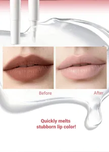 YOUNG VISION lipmake-up verwijderingsgel met siliconen borstel om hardnekkige lippenstift te smelten