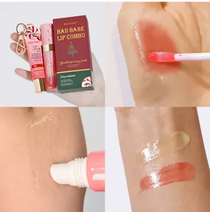 ibcccndc weihnachten lippen set erdbeere lipgloss und conditioner detailansicht