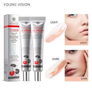 Crème CC Hydratante Naturelle Fond de Teint Liquide Imperméable Longue Durée Maquillage Visage Correcteur de Teint