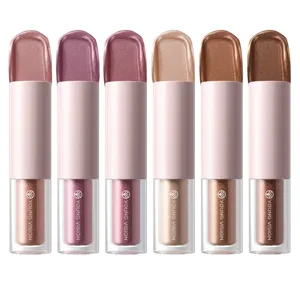 YOUNG VISION Liquid Eyeshadow 6-Color Set Shimmer Metallic Sparkle Eye Makeup 85g