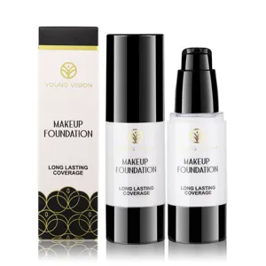 YOUNG VISION matte liquid foundation pump bottle long lasting face coverage makeup