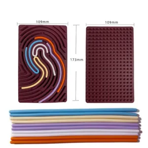 Tavola sensoriale in silicone giocattolo antistress tattile per bambini e neonati