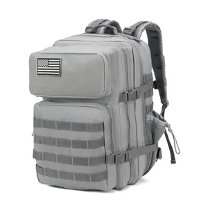 Sac à dos tactique extérieur 45L imperméable multifonction pour randonnée et camping
