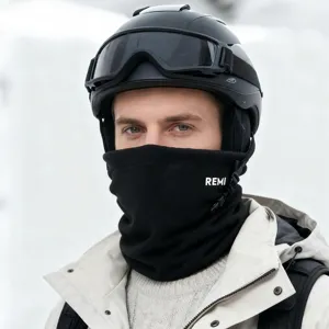 Winter fleece neck gaiter ski face mask windproof warm cycling thermal face cover