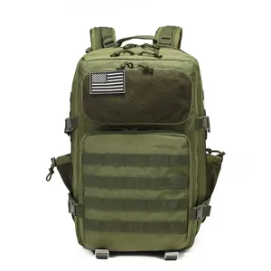 Zaino tattico militare 45L impermeabile Molle da trekking campeggio sport viaggio per uomo