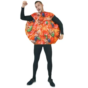 Déguisement drôle de pizza adulte Halloween cosplay fête scène tenue performance