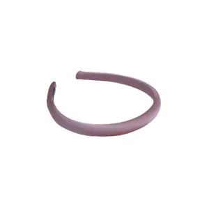 Elegant satin thin headband for women, chic French style hair accessory for daily casual wear.