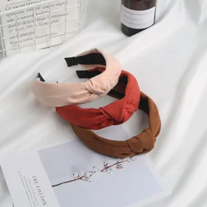 Simple suede knotted headband fashion hair hoop for women daily wear hair accessories