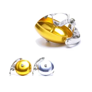 Aluminum alloy bicycle bell mountain bike handlebar ring loud crisp sound cycling accessory