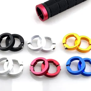 Anelli di Bloccaggio per Manubrio Bici in Lega di Alluminio Mountain Bike Anelli Fissi per Manubrio Accessori per Parti di Ciclismo