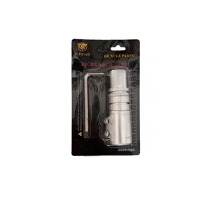 Adattatore rialzo stub manubrio bici mountain bike regolabile in altezza con attrezzo.