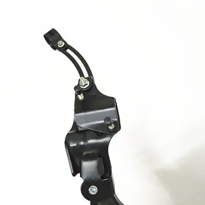Staffa in metallo per cavalletto bici parte di dettaglio nero regolabile accessorio parcheggio