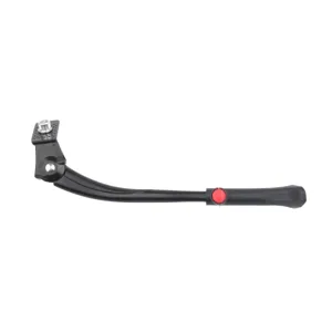 Detailansicht verstellbarer Fahrradständer, robuste Aluminiumlegierung Seitenständer, einfache Montage.