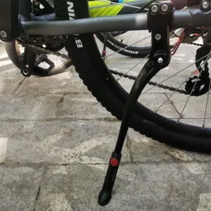 Cavalletto laterale per bicicletta in lega di alluminio regolabile per mountain bike.