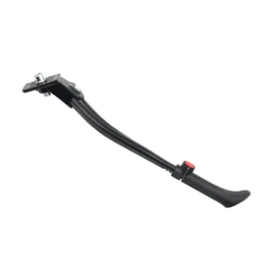 Verstellbarer Fahrradständer Aluminiumlegierung Mountainbike Seitenständer schwarz