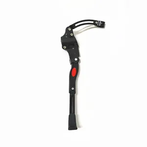 Cavalletto per Bicicletta Regolabile in Lega di Alluminio Mountain Bike Bici Pieghevole Cavalletto Laterale Supporto Parcheggio Accessori Bici