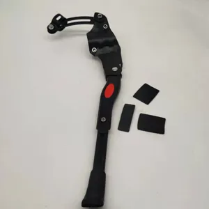 Cavalletto per bicicletta regolabile per mountain bike e pieghevoli con cuscinetti in gomma.