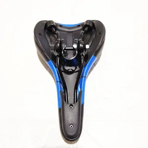 Comfortable replacement bicycle saddle with durable metal rails for mountain and road bikes.