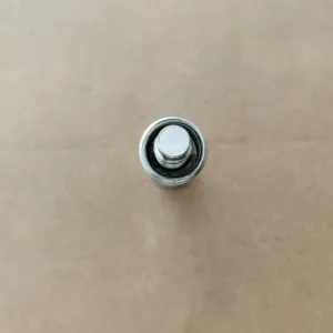 Bicycle crank puller tool detail shot, professional bike repair metal part component.