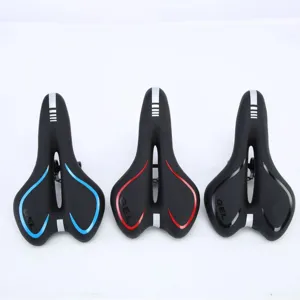 Universal Bicycle Saddle Soft Thickened Silicone Bike Seat Ergonomic Shock Absorbing Comfort Mountain Bike Cycling Saddle