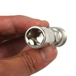 Professional bicycle crank removal tool metal hex socket repair accessory for bike maintenance