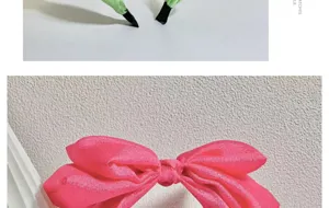 Bubble gauze bow headband detail close up sweet cute hair accessory stylish hair band