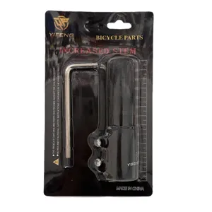 rialzo per attacco manubrio mountain bike regolazione altezza nero con strumenti bici