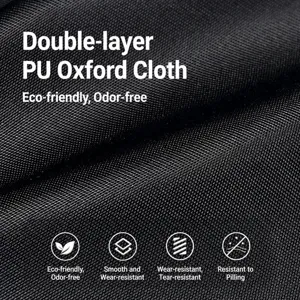 Double layer PU oxford cloth folding camping moon chair fabric durable tear resistant