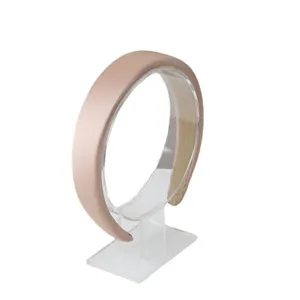 Breiter Satin Haarreif gepolstert für Damen, elegante Haarspange für Alltag und bequemes Accessoire