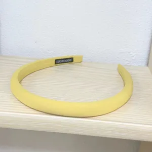 Yellow sponge candy color headband cute hair hoop for women face washing daily versatile accessory