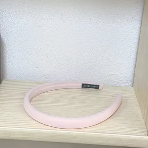 Pink sponge padded headband candy color hair hoop for women casual daily wear cute hair accessory
