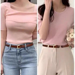 Women Retro PU Leather Belt Fashion Simple Versatile Waist Belt For Suit Jacket Jeans Everyday Accessories