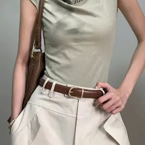 2025 new women belt decorative versatile jeans belt high-end design niche style main view