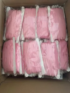 Pink foil fringe curtain detail, perfect for birthday party and wedding background wall decor.
